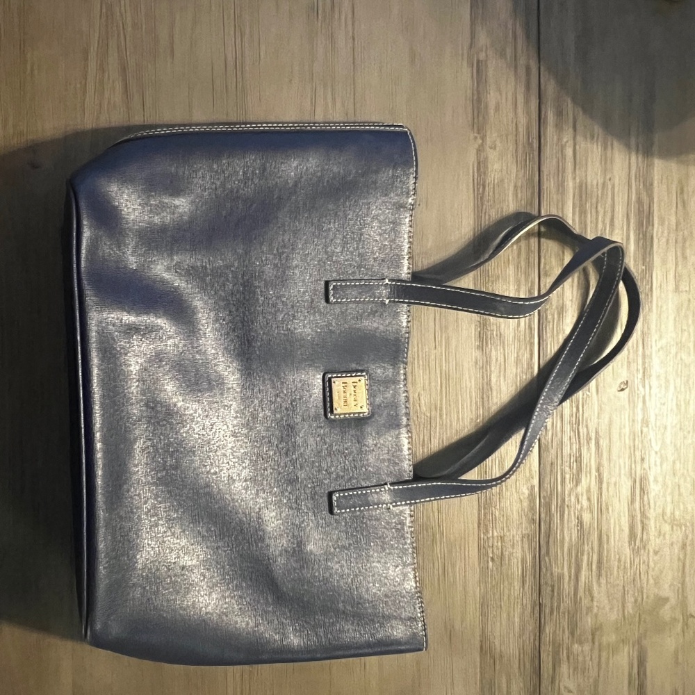 Dooney & Bourke Saffiano Tote Handbags Marine
